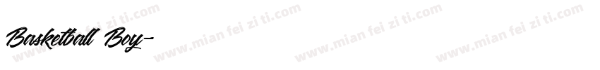 Basketball Boy字体转换